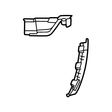 Mopar 68668557AA PAD-REAR BUMPER 68668557AA Mopar PAD-REAR BUMPER Illustration 1 of 1