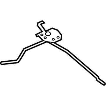 68028486AA Mopar Latch-Folding Top Panel Illustration 1 of 1