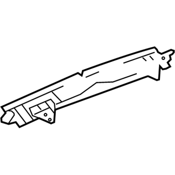 4389589AE Mopar Plate-Folding Top Header Latch Illustration 1 of 1