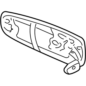 QR38DX8AC Mopar Handle Illustration 1 of 1