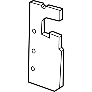 4809276AC Mopar Radiator Side Air Seal Illustration 1 of 1