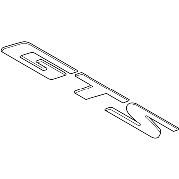1WS19SZ0AA Mopar Nameplate Gts Illustration 1 of 1