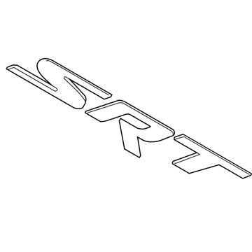 1WS20SZ0AB Mopar Nameplate Illustration 1 of 1