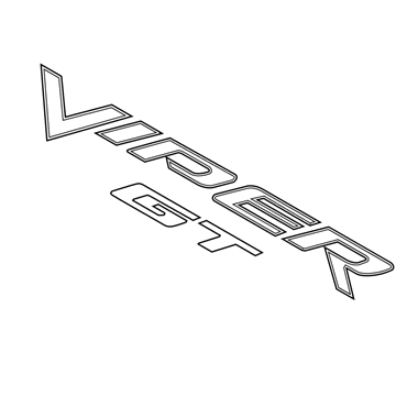 5ZB98SZ0AA Mopar Nameplate Illustration 1 of 1