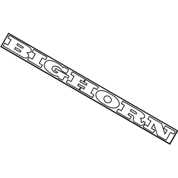 68358490AB Mopar Tailgate Illustration 1 of 1