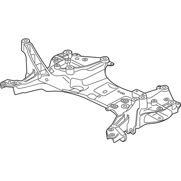 Mopar 68080870AE Front Suspension Crossmember 68080870AE Mopar Front Suspension Crossmember Illustration 1 of 1