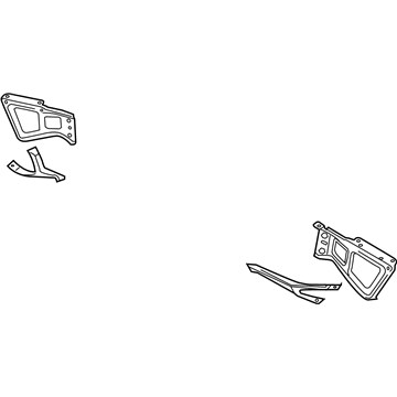 68049744AA Mopar Bracket-Step Bumper Illustration 1 of 1