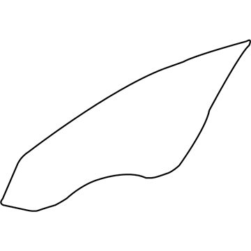 5065483AB Mopar Front Door Glass Illustration 1 of 1