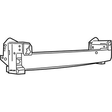 5116373AE Mopar Front Bumper Reinforcement Illustration 1 of 1