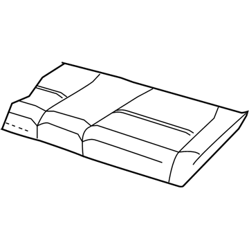 5ST74DX9AA Mopar Rear Seat Cushion Cover Illustration 1 of 1