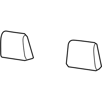 Mopar 1UN40DX9AA Rear Headrest 1UN40DX9AA Mopar Rear Headrest Illustration 1 of 1