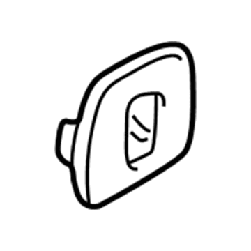 MR791366 Mopar Bezel-Fog Lamp Switch Illustration 1 of 1