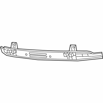 68227140AC Mopar Front Bumper Beam Illustration 1 of 1
