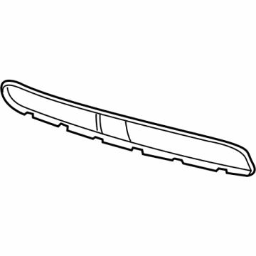 68158577AA Mopar Fascia Grille Illustration 1 of 1