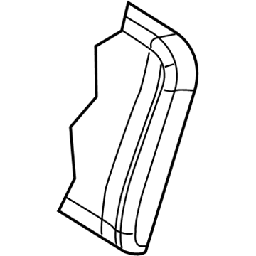 Mopar ZU951D5AA Rear Seat Back ZU951D5AA Mopar Rear Seat Back Illustration 1 of 1