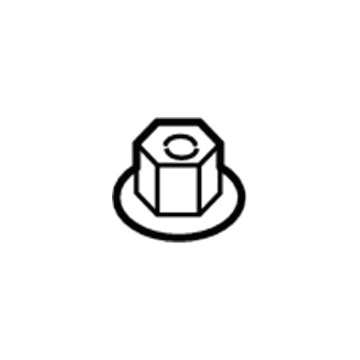 6104911AA Mopar Hexagon Flange Nut Illustration 1 of 1