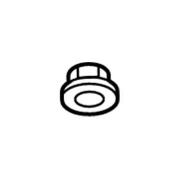 6502696 Mopar Hexagon Flange Lock Nut Illustration 1 of 1