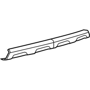 55001049AA Mopar Fascia Applique Illustration 1 of 1