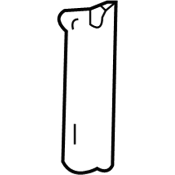 1HD08NCVAA Mopar D Pillar Panel Illustration 1 of 1