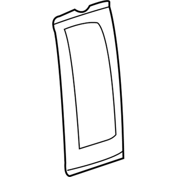 1HD10NCVAA Mopar D Pillar Panel Illustration 1 of 1