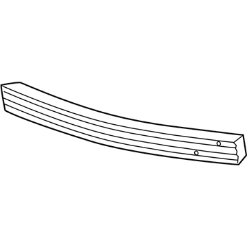 4805813AB Mopar REINFMNT-Bumper Illustration 1 of 1