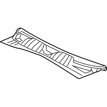 55157159AJ Mopar Cowl Top Screen Illustration 1 of 1