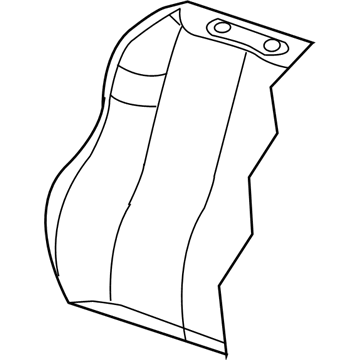 XQ241L5AA Mopar Front Seat Back Cover Illustration 1 of 1