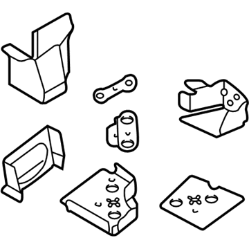 4696369AD Mopar Panel-Lower Radiator Illustration 1 of 1