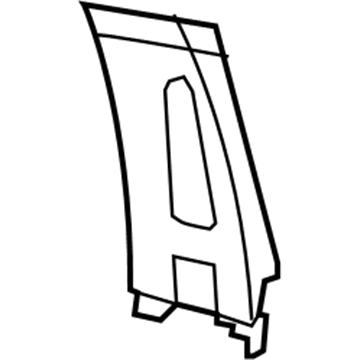 5NN211X9AA Mopar Panel-B Pillar Upper Trim Illustration 1 of 1