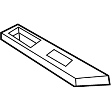 68019008AB Mopar Switch Bezel Illustration 1 of 1