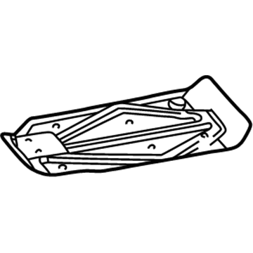 52022048AC Mopar Plate-Front Illustration 1 of 1