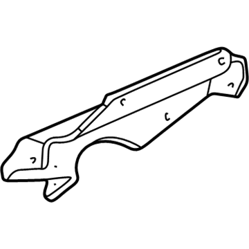 2004 Dodge Neon Exhaust Heat Shield - 4884072AB