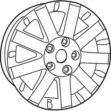 2012 Dodge Grand Caravan Spare Wheel - 1BD60XZAAE