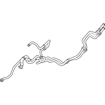 68282201AD Mopar HOSE/TUBE-COOLANT Illustration 1 of 1
