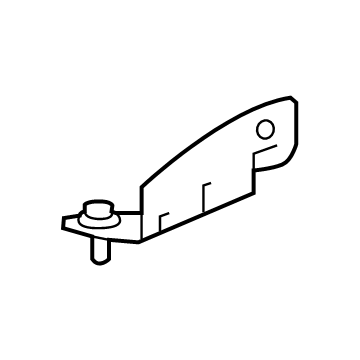 68254331AA Mopar Bracket-Fender Mounting MIDPOINT Illustration 1 of 1