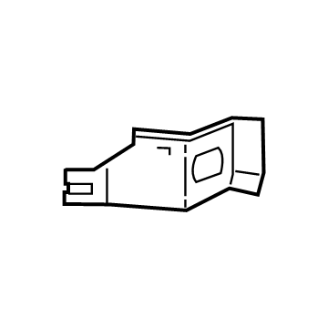 68288815AA Mopar Bracket-Fender Mounting MIDPOINT Illustration 1 of 1