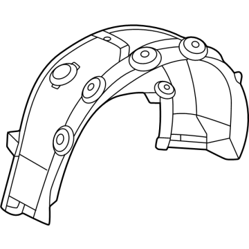 Dodge Charger Daytona Wheelhouse - 68600065AC