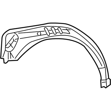 4724622AC Mopar Rear Wheelhouse Panel Illustration 1 of 1