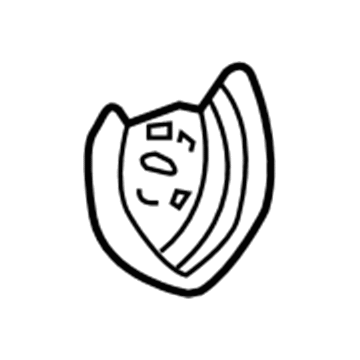 4724715AD Mopar Quarter Inner Reinforcement Illustration 1 of 1