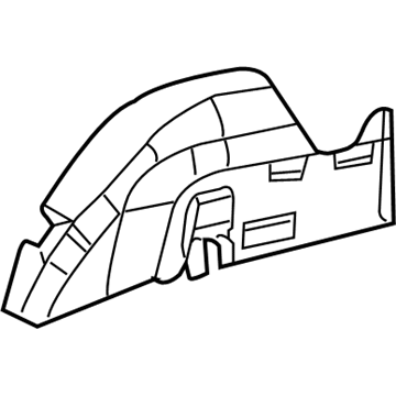 5027084AB Mopar Wheelhouse Silencer Illustration 1 of 1