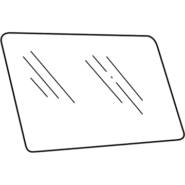 55135254 Mopar Glass-BODYSIDE Window Illustration 1 of 1