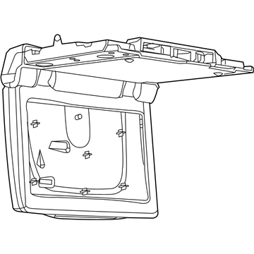 6QS40HL1AA Mopar Digital Versatile Disc Screen Illustration 1 of 1