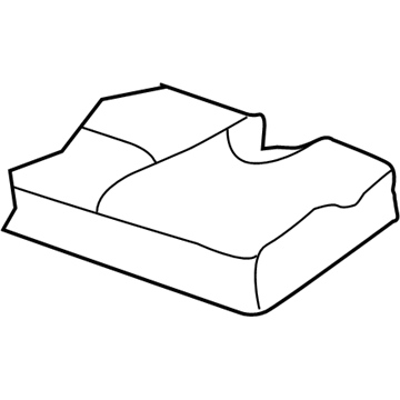 1QN10BD1AA Mopar Rear Seat Cushion Cover Illustration 1 of 1