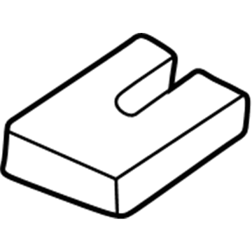 5072605AA Mopar Glove Box Door Latch Striker Illustration 1 of 1