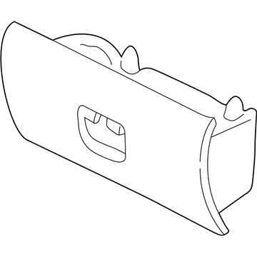 Mopar WC86XDVAA Glove Box Instrument Panel WC86XDVAA Mopar Glove Box Instrument Panel Illustration 1 of 1