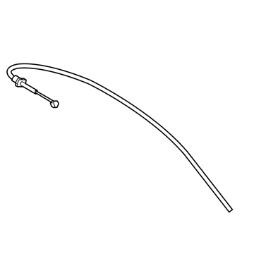 Mopar 5135552AB Speed Control Cable 5135552AB Mopar Speed Control Cable Illustration 1 of 1