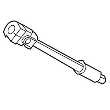 Mopar 5290070AF Steering Column Intermediat Shaft 5290070AF Mopar Steering Column Intermediat Shaft Illustration 1 of 1