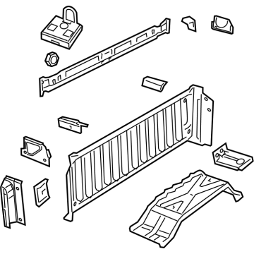 68249408AA Mopar Box Side Inner Panel Illustration 1 of 1