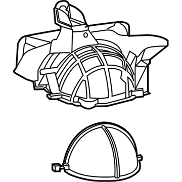 68110621AB Mopar Air Inlet Housing Illustration 1 of 1