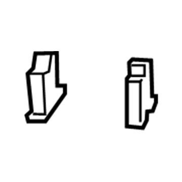 Mopar 5291844AC Instrument Panel Bracket 5291844AC Mopar Instrument Panel Bracket Illustration 1 of 1